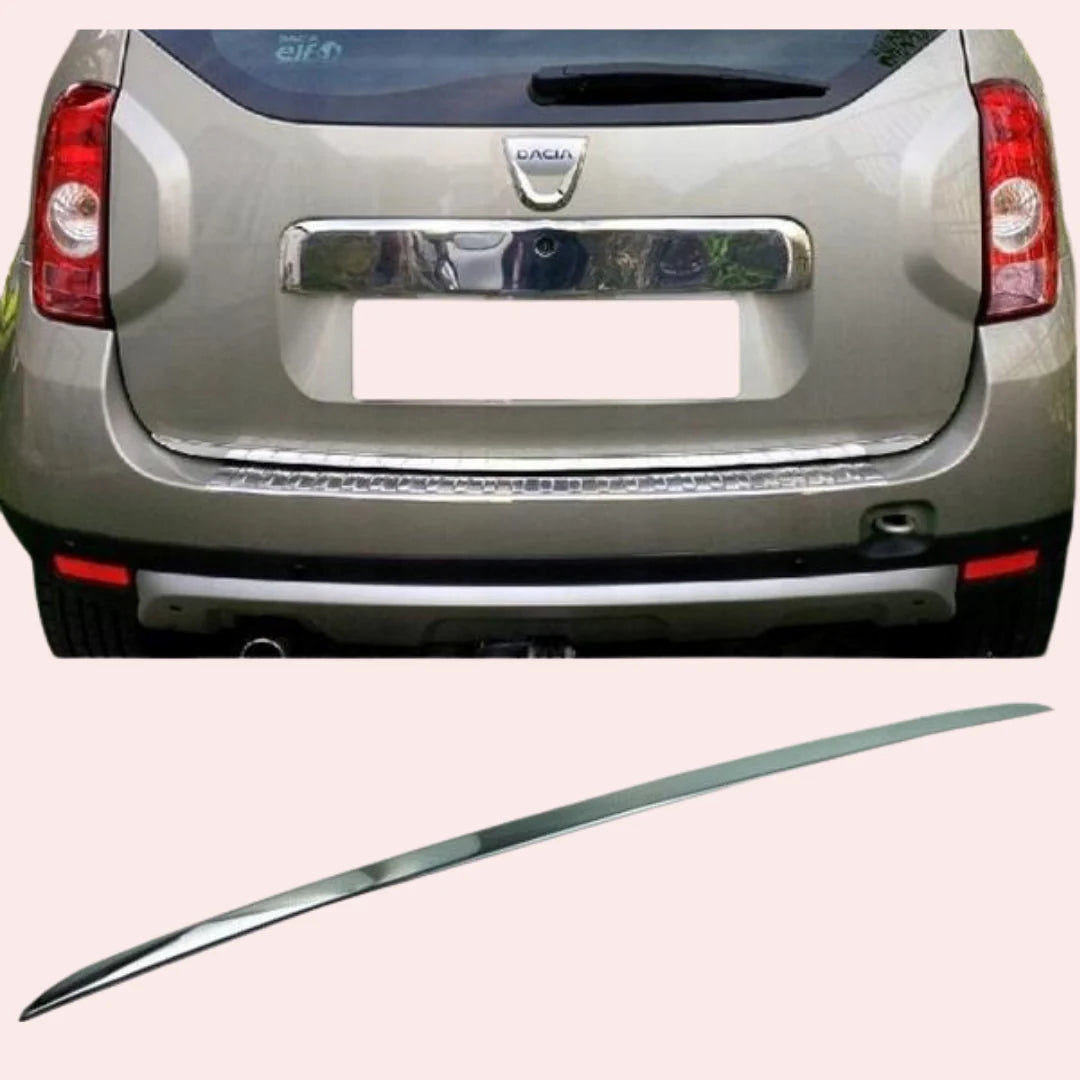 1 Baguette coffre chromer sur mesure Dacia duster 2010-2017