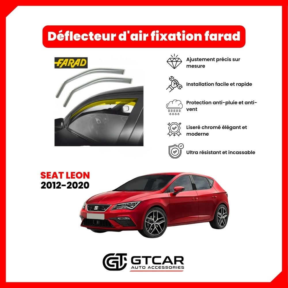 Déflecteur d'air fixation farad 2piece Seat Leon 2012-2020