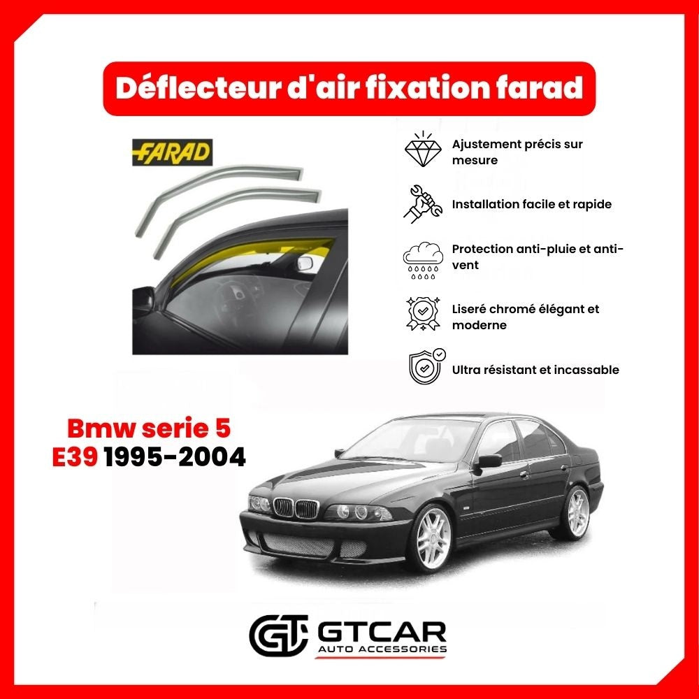 Déflecteur d'air fixation farad 2pieces Bmw serie 5 E39 1995-2004