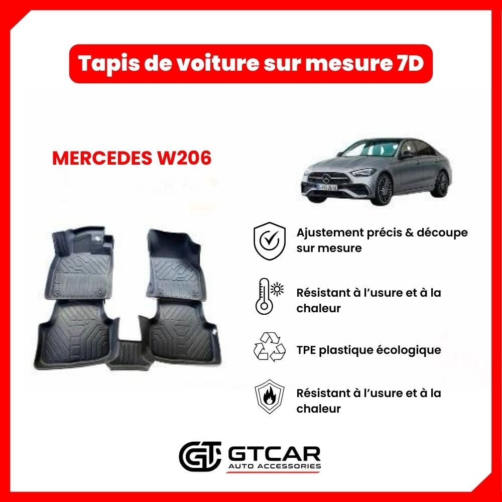 Tapis sur mesure 7D MERCEDES W206
