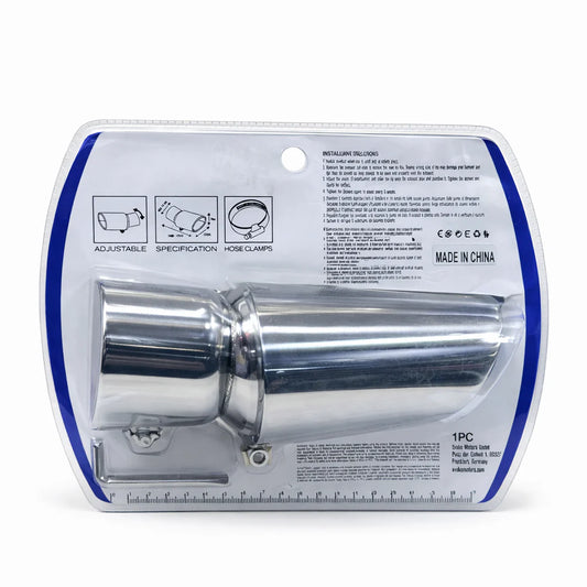 SG-1242899 Embout d'échappement inox oval 104mm x 74mm