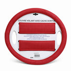 Couvre volant simili cuir + Cache ceinture 38CM
