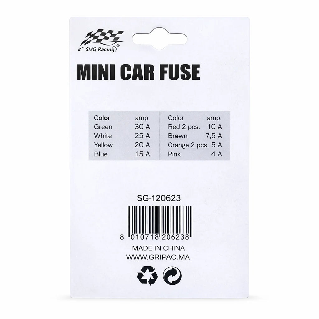 SG-120623 Jeux de 10 fusibles petite taille