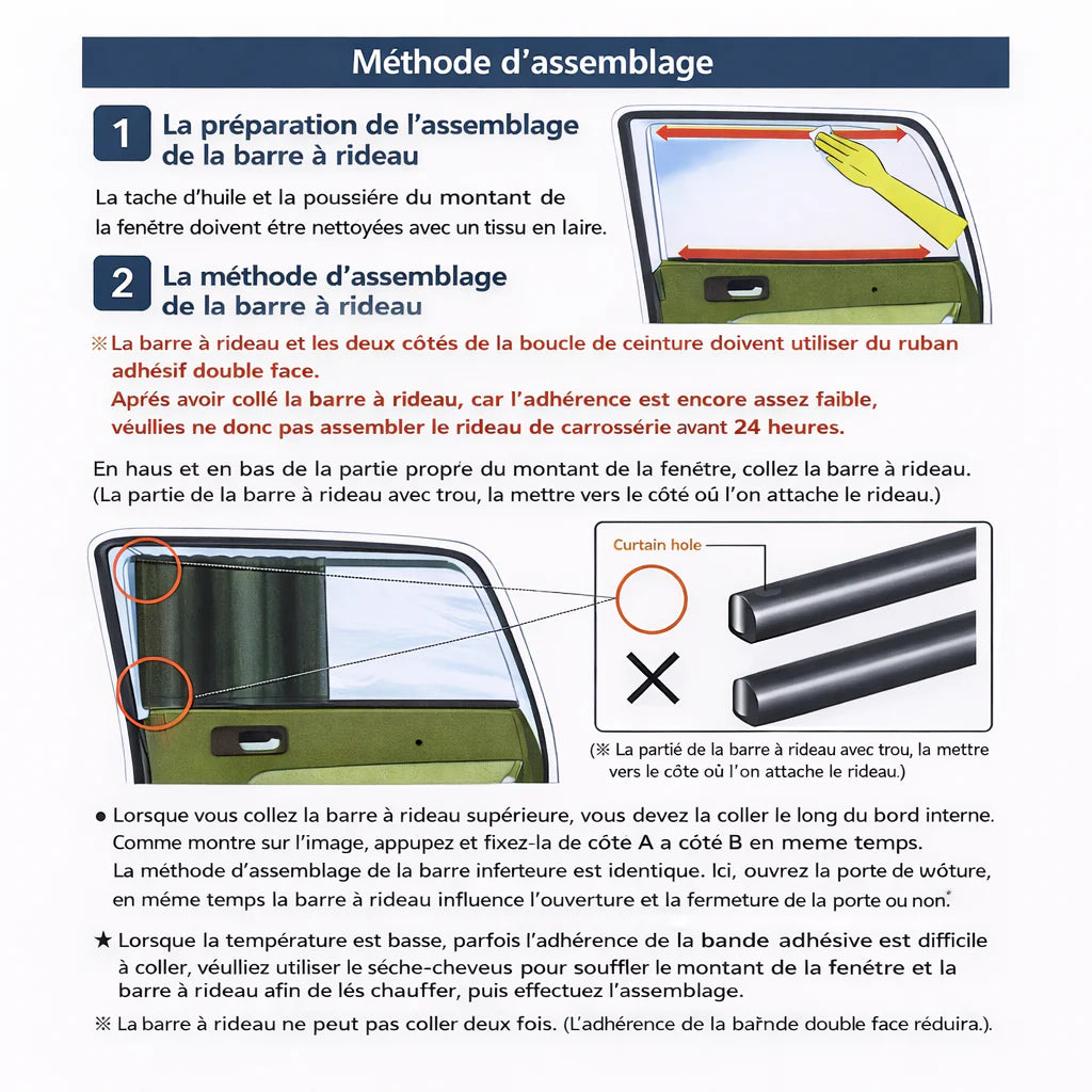 SMG-50CM Rideau de coter 50CM 2 pièces