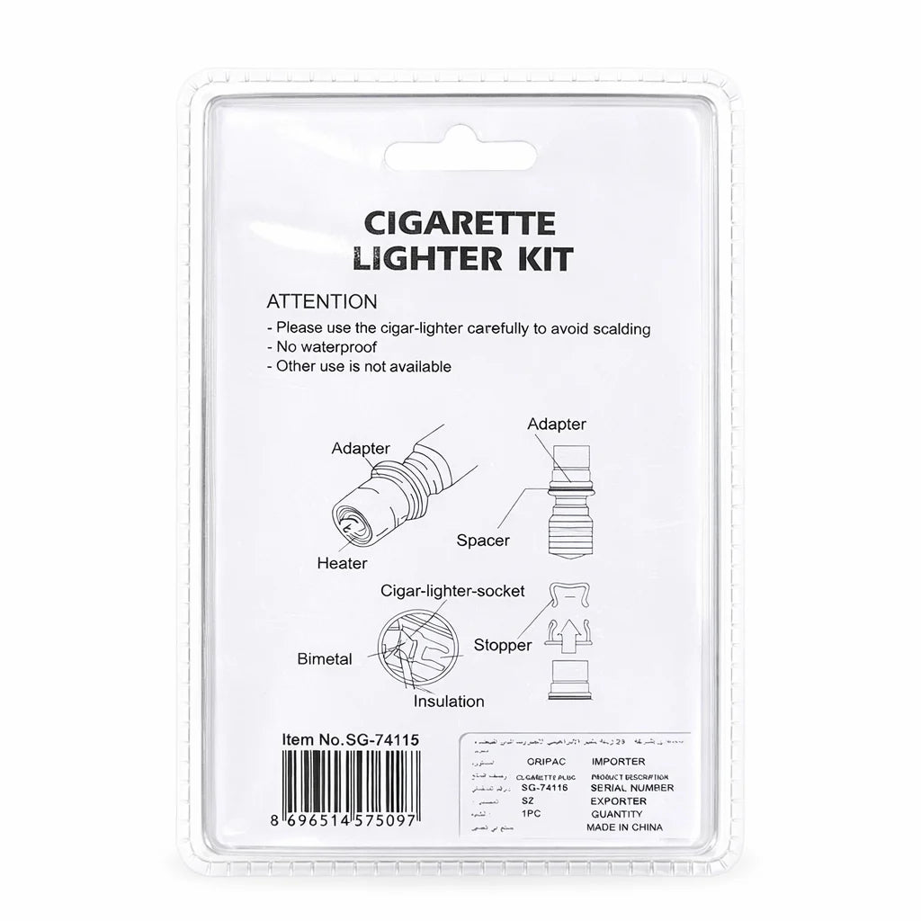 SG-74115 Allume cigarette 12V rouge