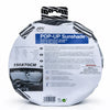 SG-43601 Pare soleil 150cm x 70cm chrome POP-UP