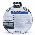 SG-43601 Pare soleil 150cm x 70cm chrome POP-UP