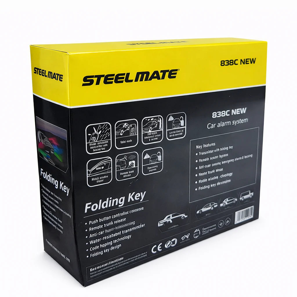 838C-4441 System d'alarme avec clé Steel mate 838C