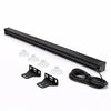 628-10Y Barre strobo 10 LED Orange 58CM 12V 24V