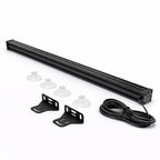 628-10Y Barre strobo 10 LED Orange 58CM 12V 24V