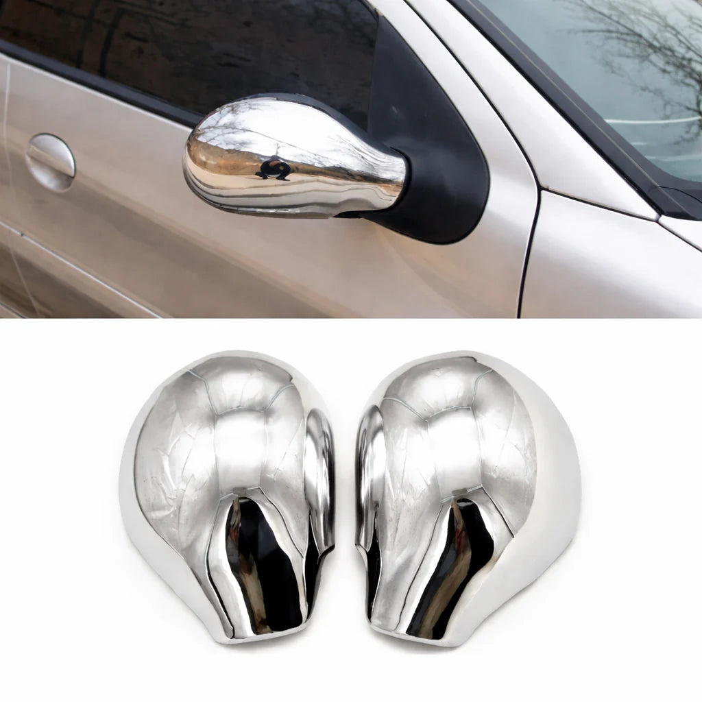 Cache rétroviseur chrome Peugeot 206 1998-2008