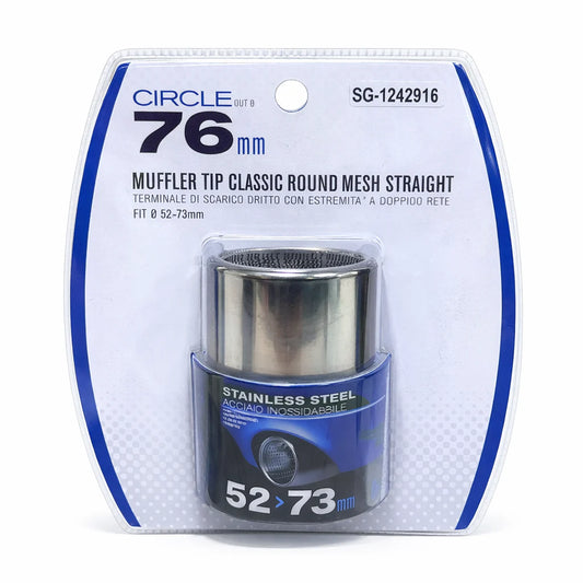 SG-1242916 Embout d'échappement inox 76mm