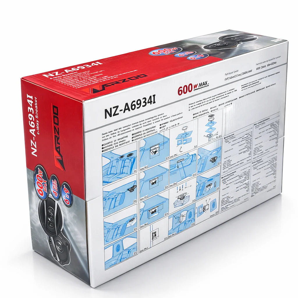 NZ-A6934I Baffe oval 600W 6¨x 9¨