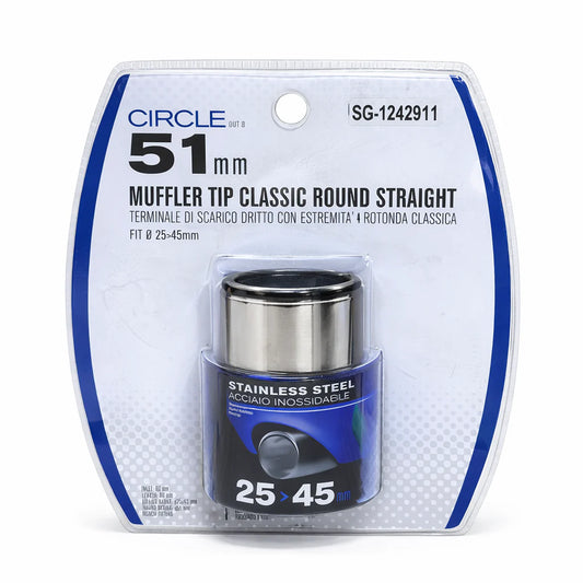 SG-1242911 Embout d'échappement inox 51mm
