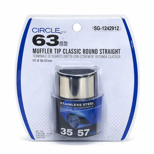 SG-1242912 Embout d'échappement inox 63mm