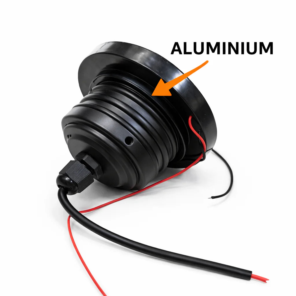 R500 Phare secours avec boule aluminium LED 76mm