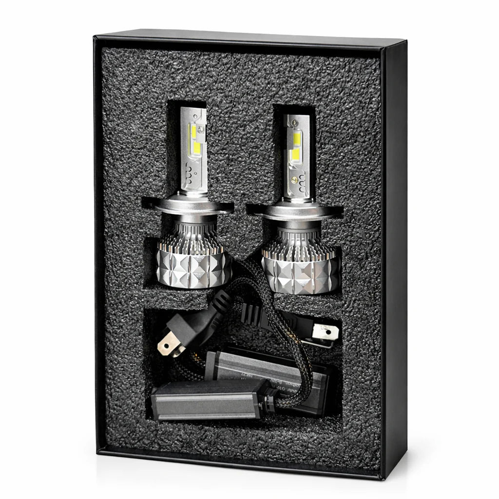 Turbo LED Steel mate G10 H4