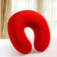 coussin repose tete rouge