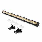 628-10Y Barre strobo 10 LED Orange 58CM 12V 24V
