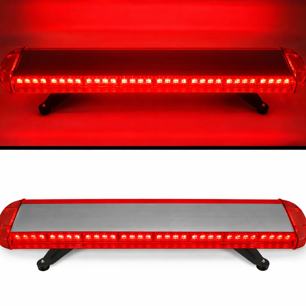 TBD-8400-88LED/ Feux tournant 1,20M sans alarm 12V rouge