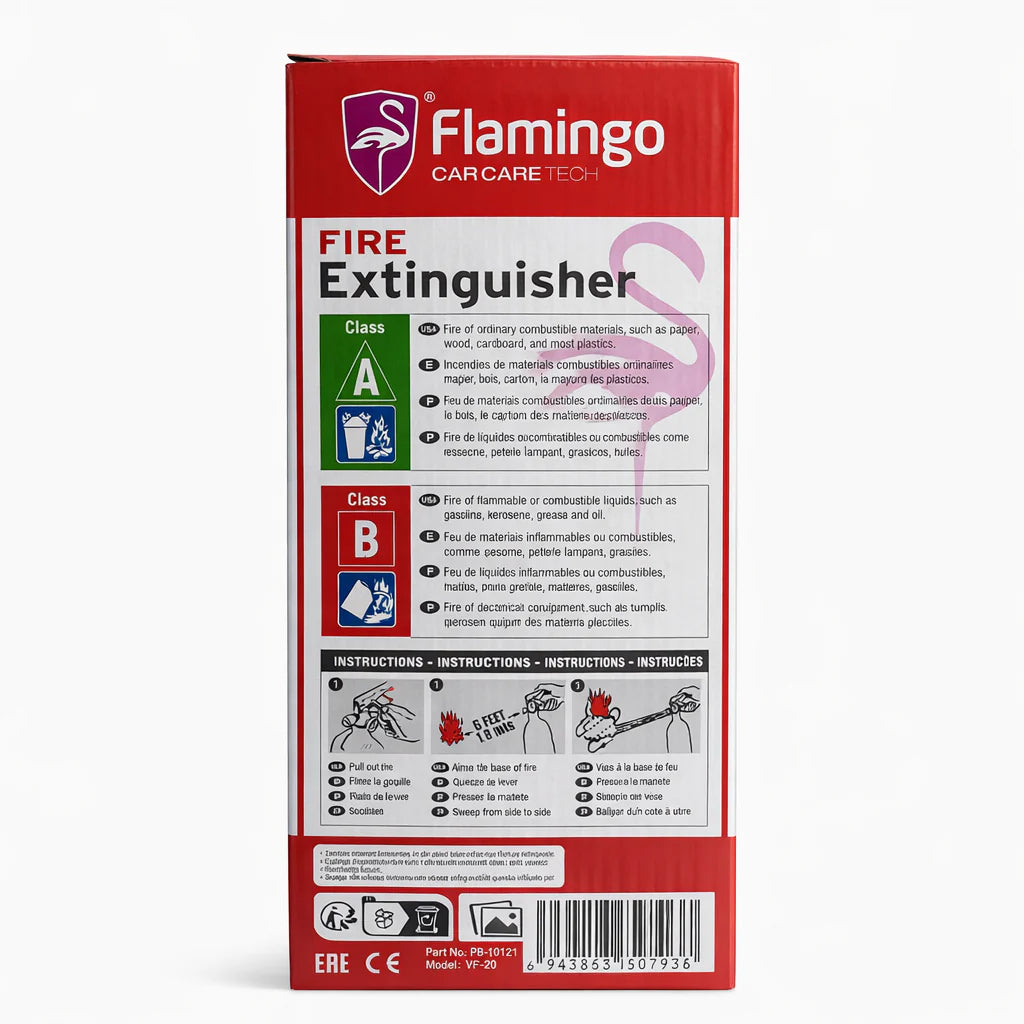 Extincteur rechargeable flamingo