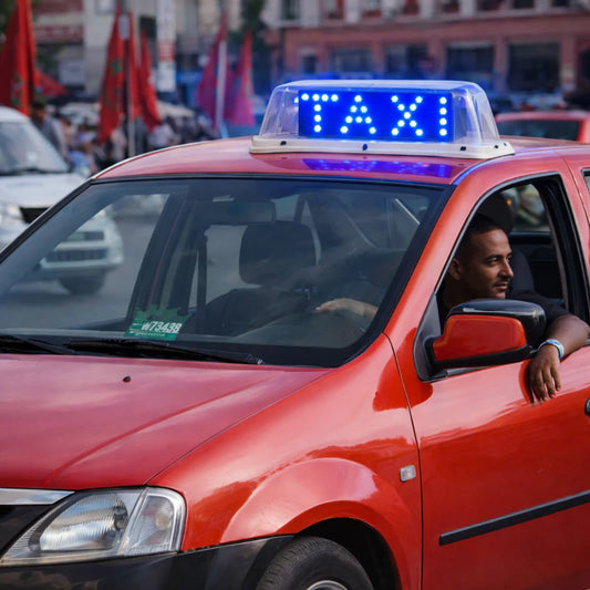 SG-77788 Plaque taxi LED Grand model 36CM