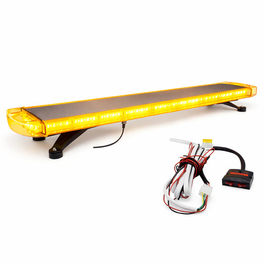 TBD-8400-88LED/ Feux tournant 1,20M sans alarm 12V orange