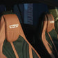 Housses de Sièges Auto Premiumen cuir – Compatibles avec Tous les Véhicules - Full tabac