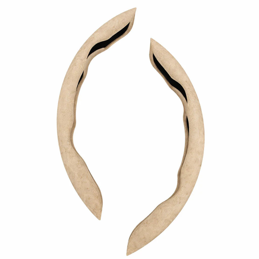 Couvre volant dein beige 2 pieces