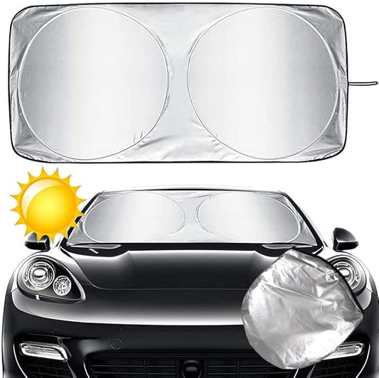 SG-43601 Pare soleil 150cm x 70cm chrome POP-UP