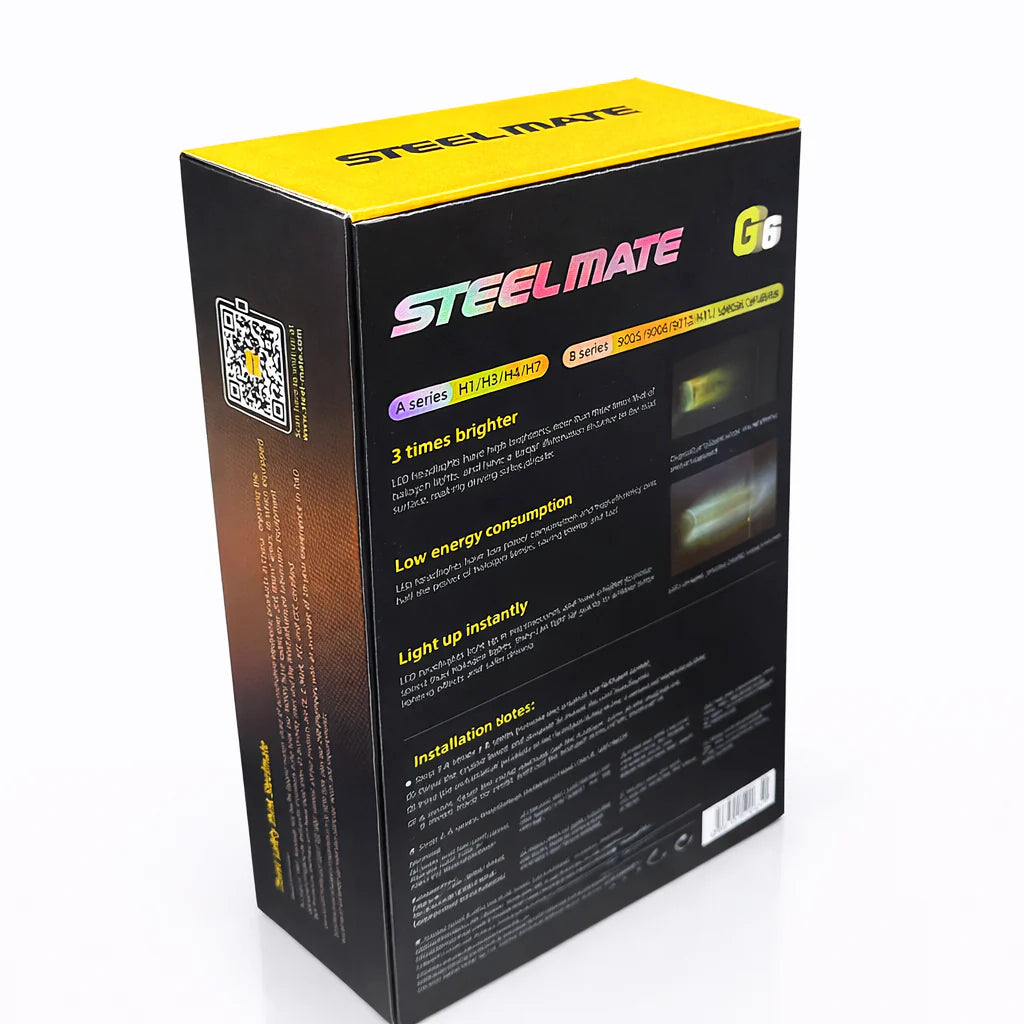 Turbo LED Steel mate G6 H4