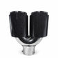 AB-23-CB Embout d'échappement double sortie style carbone