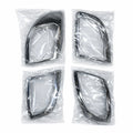 2 cache chrome feu rouge hyundai santafee 2009-2012