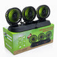 SMG-F3 Ventilateur triple tête 12v