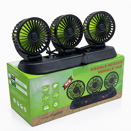 SMG-F3 Ventilateur triple tête 12v