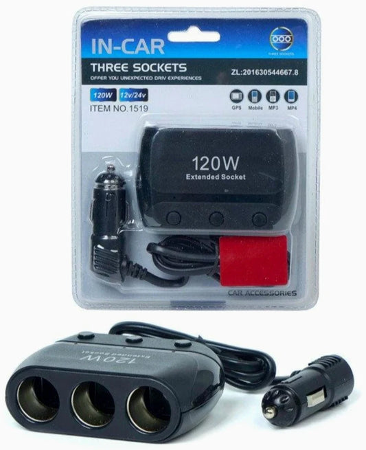 SG-1519 Triple allume cigarette 12V