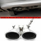 HJ-W203LH Embout d'échappement chromer style mercedes-benz w203