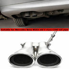 HJ-W203LH Embout d'échappement chromer style mercedes-benz w203