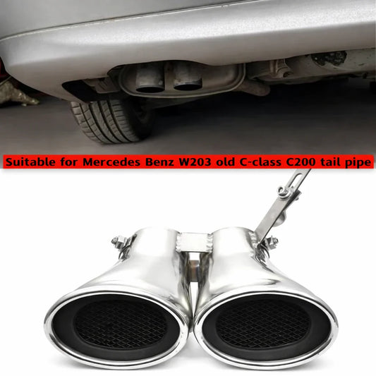 HJ-W203LH Embout d'échappement chromer style mercedes-benz w203