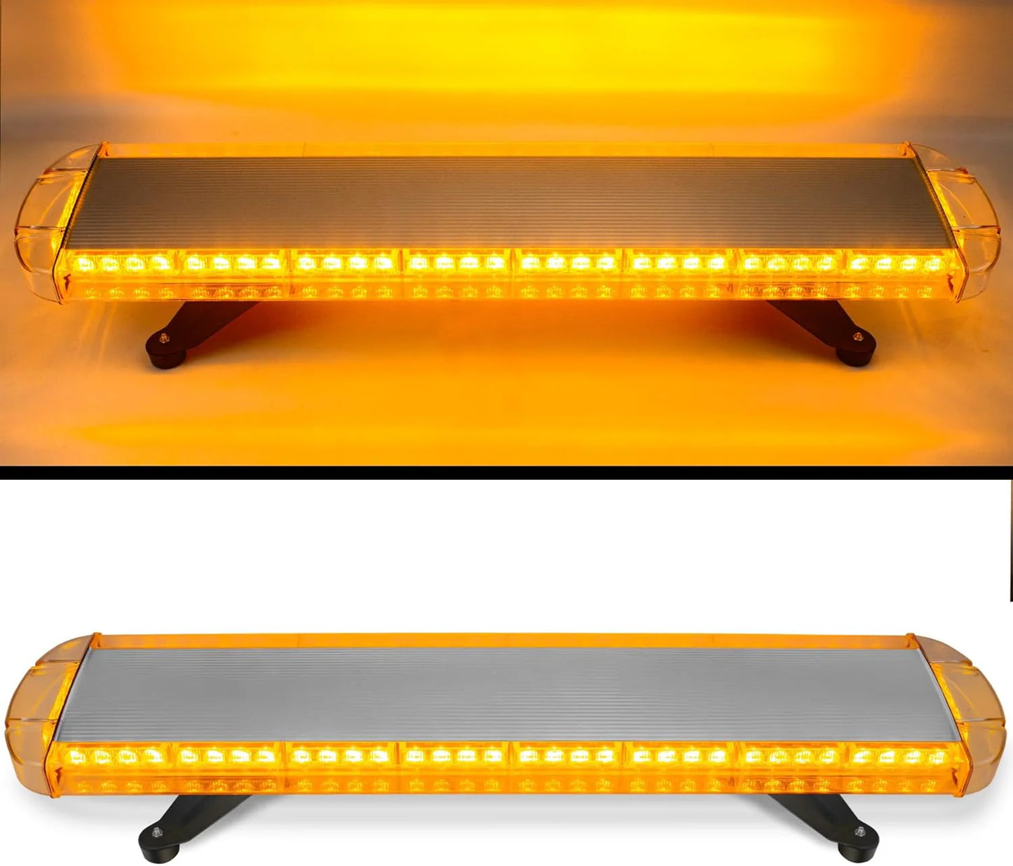 6800HY50-R30/ Feux tournant 1,20M avec alarme 12V orange