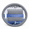 Couvre volant simili cuir + Cache ceinture 38CM