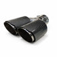 AB-23-CB Embout d'échappement double sortie style carbone