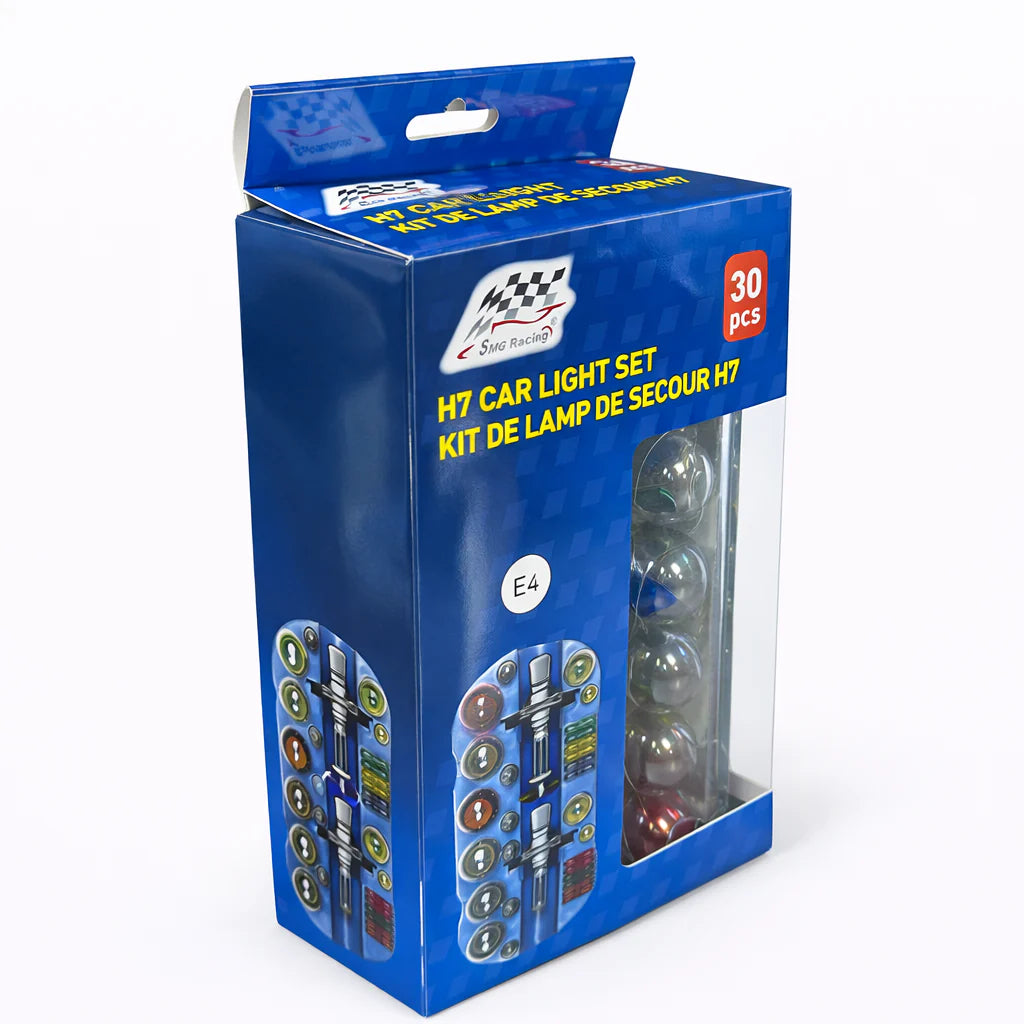 SG-77340 30 Pieces Kit de lamp de secours H7