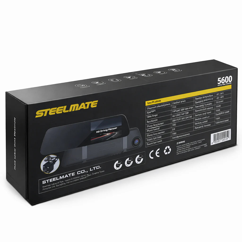 S600 Camera DVR retroviseur Steel mate FULL HD