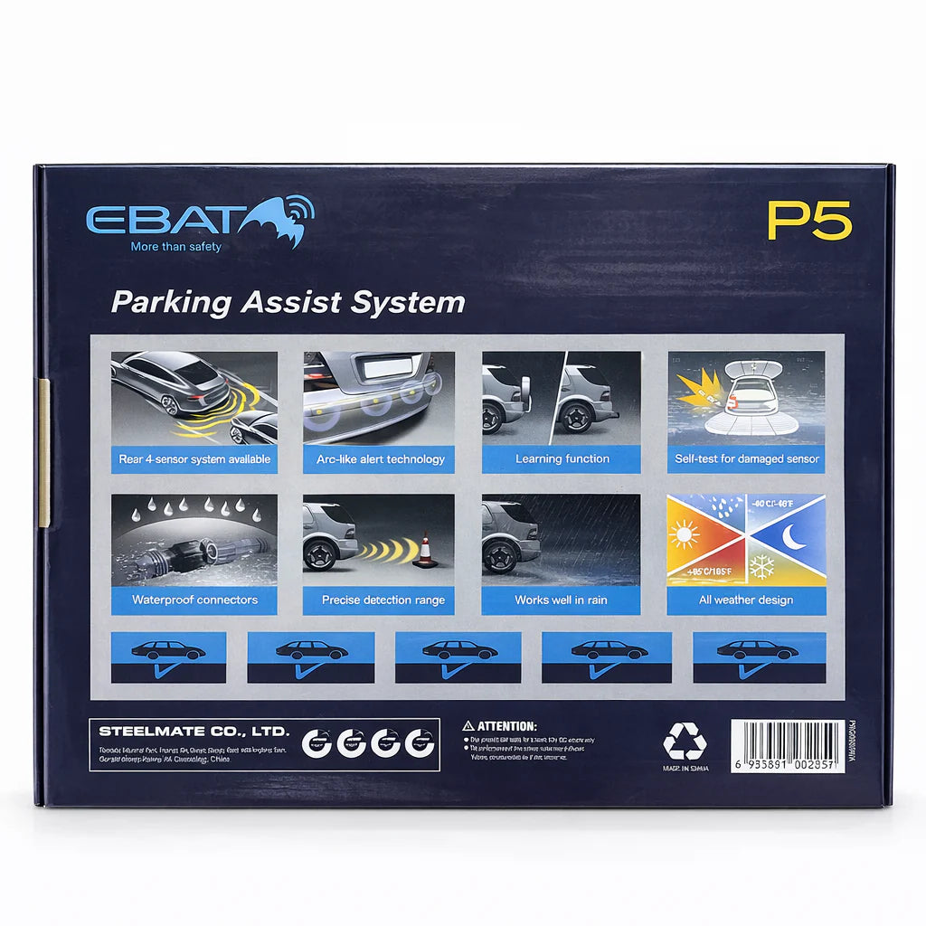 P5-BK Parking assist system recule noir EBAT