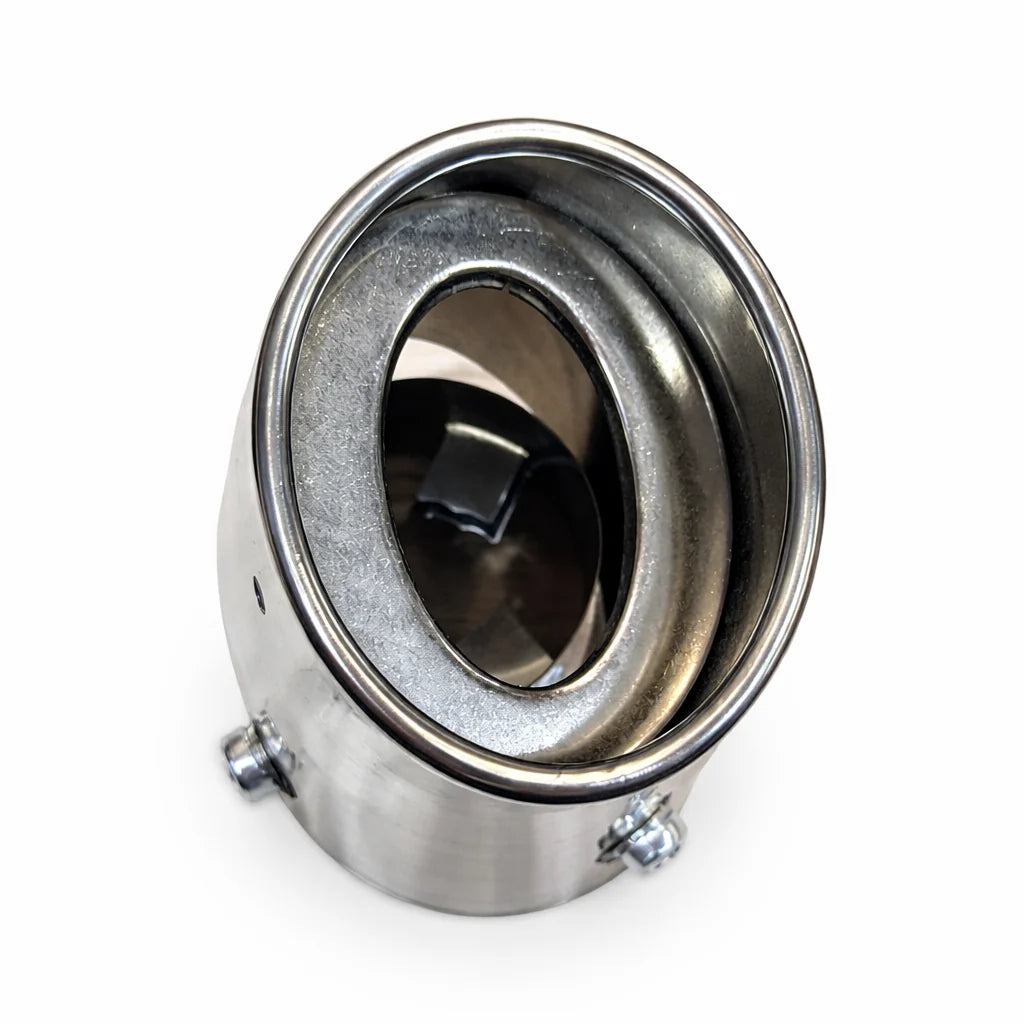 AB-29-CH Embout d'échappement chromer oval