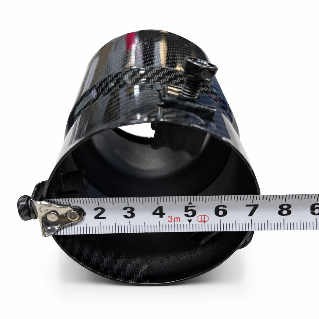 AB-22-CB Embout d'échappement carbone 7cm