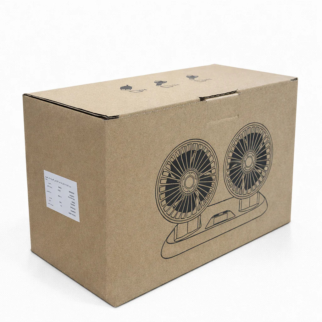 SMG-F2 Ventilateur double tête 12V