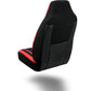 Housses de Sièges Auto Premiumen cuir – Compatibles avec Tous les Véhicules - Full red