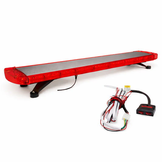 TBD-8400-88LED/ Feux tournant 1,20M sans alarm 12V rouge